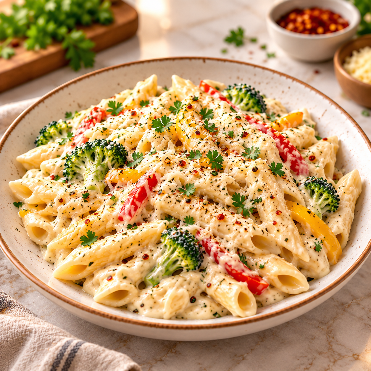 White Sauce Pasta